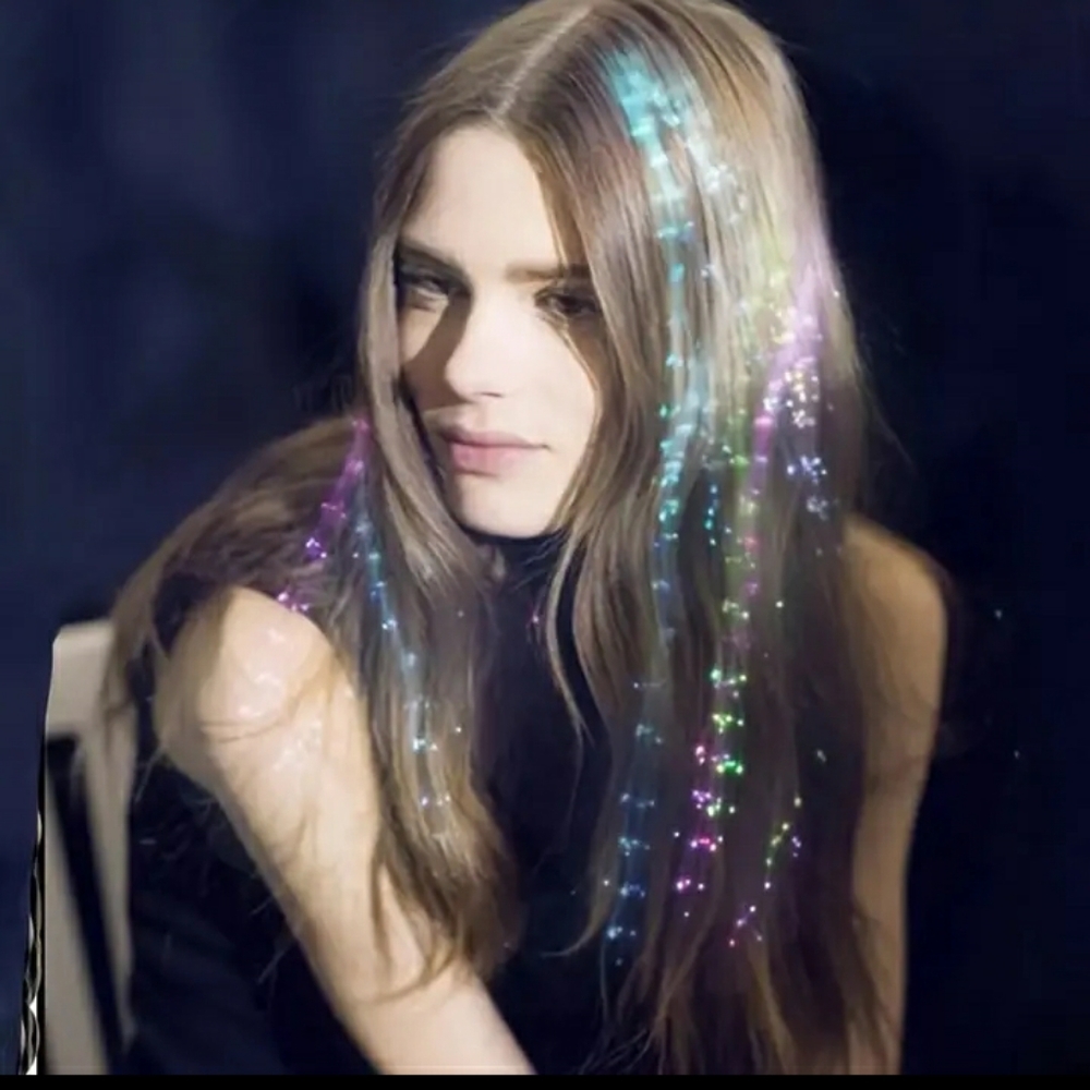 Fiber Optic Hair Clip.